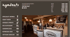 Desktop Screenshot of ingredientsartisanmarket.com